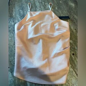 Allen Schwartz Peach Satin Cami Top